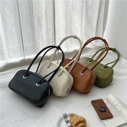HBP Non-Brand 2024 new Fashion plain big shoulder bags women handbags ladies temperament PU leather hand tote bag