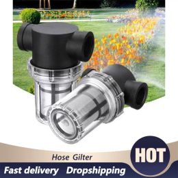 Connectors Car Washing Philtre 1/2,2/3inch Inline Mesh Strainer Water Pump Philtre Irrigation High Flow Pipeline Philtre Gardening Inlet Water