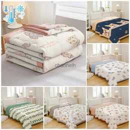 Comforters sets YanYangTian Summer Thin Quilt Comforter Soft Air conditioning Four-season Quilt/Duvet/Blanket Bed duvets 150 single bed quilt YQ240313