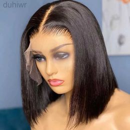 Synthetic Wigs Synthetic Wigs 13x4 Short Lace Straight Wig 4x4 Lace Lace Hair Wigs for Black Women Remy Lace Front Wigs ldd240313