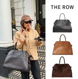 Luxury the row margaux15 terrasse totes Designer bags margaux 17 real leather Cross Body handbags Beach luggage bag Womens mens weekend travel shopping bag GHEWEW