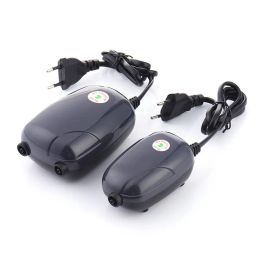 Accessories Silent 220v 3/5w Aquarium Air Pump Fish Tank Mini Aerator Oxygen Pump Single/double Outlet Air Compressor Aquarium Accessories