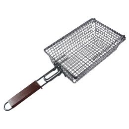 Aprons Stainless Steel BBQ Non Stick Grilling Basket Grill Mesh Mat Meat Vegetable Steak Picnic Party Barbecue Tool Heat Resistant