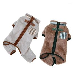 Dog Apparel Coat Pet Clothes For Small Dogs Jumpsuit Winter Jacket Comfortable Warm Multi-purpose Supplies Walks Outings