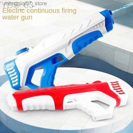 Sand Play Water Fun Gun Toys Electric Continuous Firing Water Gun Outdoor Beach Swimming Pool Childrens Water Toy Water Gun Super Large Capacity Water Gun