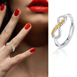 Cluster Rings Rotating Ring Fashion Men's And Women's Opening Adjustable European Stack For Teen Girls Funky