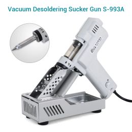 Tips Desoldering Gun Electric Absorb Gun S993a Vacuum Desoldering Pump Solder Sucker Gun 220v 100w Desolder Gun