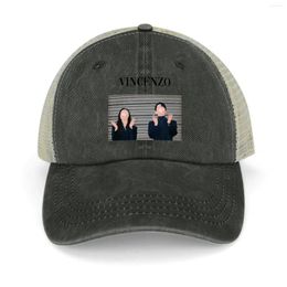 Ball Caps Vincenzo Kdrama Cowboy Hat Party Sun For Children Man Women's