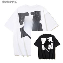 Off Mens t Shirts Offs White Irregular Arrow Shirt Designer Fashion Summer Finger Loose Casual Short Sleeve t Shirt for Men and Women Printed Letter x on the Back P5md