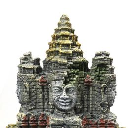 Decorations Ancient Cambodian Erawan Statue Fish Tank Landscaping Ornament Simulation Crafts Dropshipping