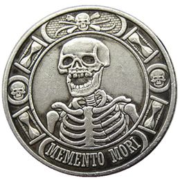 Type 128 Hobo Morgan Dollar skull zombie skeleton hand carved Creative Copy Coins261g