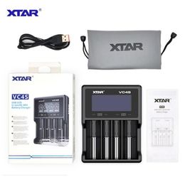 XTAR VC4S Chager NiMH Battery Charger with LCD Display for 10440 18650 18350 26650 32650 Liion Batteries Chargersa354546931