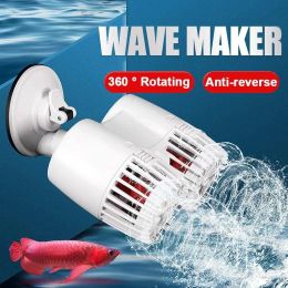 Pumps 30W Wave Maker Wavemaker Water Pump for Aquarium Fish Tank Solid Mute Design Water Circulation Pump with Solid Sucker 220240V