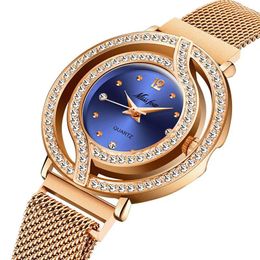 Wristwatches China Ladies Quartz Watch Nice Steel Strap Water Proof Analog Display Simple Casual Hand