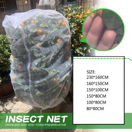 Netting 4Pcs Fruit Fly Net Insect Mesh Landscape Tree Protective Net Bird Garden Netting Bags For Protect Flower Plant Fruits Vegetables