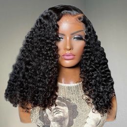 Deep Wave Curly Bob 13x6 HD Wig Human Hair 13x4 Front for Black Women 5X5 Glueless Lace Closure Wigs