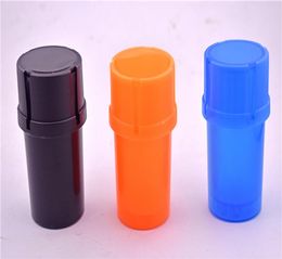 New Plastic tobacco spice Grinder herb Grinder Crusher Smoking 42mm diameter 3parts Tobacco Smoking Accessories for dry herb pipe1516776