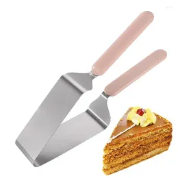Bakeware Tools Slices Cake Equal Portion Stainless Steel Cutter Triangular Cookie Fondant Dessert Kitchen Gadget Baking Accessories