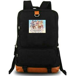 The Idolm Ster backpack Ready daypack Amami Haruka school bag Cartoon Print rucksack Leisure schoolbag Laptop day pack