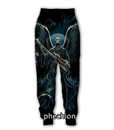 New Men/Women Reaper Skull Angel and Demon 3D Printed Casual Pants Fashion Men Loose Sporting Long Trousers KZ01