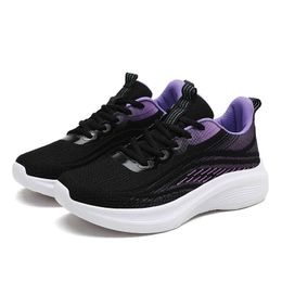 Casual Shoes Autumn Mesh Breathable Men's and Women's Shoes Soft Sole Shock Absorbing Thin Ultra Light Running Tourism