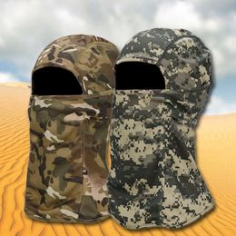 Tactical Equipment, Tactical Headgear, Camouflage Of Sand Sand, Outdoor Sun Protection And Warm Riding Mask 638438