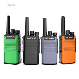 Walkie Talkie 2022 New Baofeng Mini BF-V8 BFV8 Two Way Ham CB Radio Handheld Grey Green Orange Intercom UHF HF Transceiver Walkie Talkie 10 KML2403