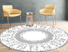 Style round Carpet Living Room Sofa Table Carpet Home Bedroom Bay Window Balcony Fully Covered Skid Resistance Blankets