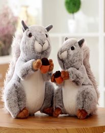 18cm23cm30cm Kawaii Simulation Squirrel Plush Toy With A Big Bushy Tail Squirrels Dolls Stuffed Animal Plush Toys For Kids Girls2081451