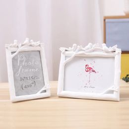 Frame Retro Resin 3D Bird Photo Frame Creative Vintage Birds Tree Picture Wedding Bedroom Desktop Decor Ornaments Gift ZM717