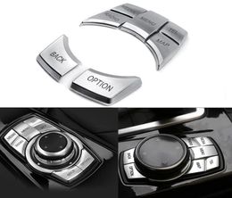 iDrive Multi-Media 7-Button Cover Trims for 2 3 4 5 6 X5 X6 i3 Z4 Series7848066