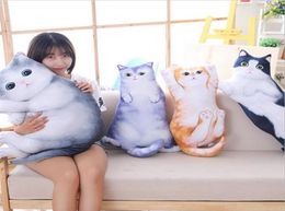 Lovely Creative Cartoon Cat Decorative Pillow Body Pillow Cute Anime Cats Pillows Washable Waist Pillow Cute seat cushion6641516