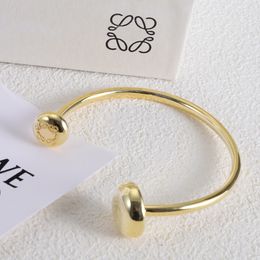 Trendy Fashion Bangle Bracelets For Women Gold Love Bracelet Designer Silver Bracelet Jewelry Luxury Mens Bracelet Accessories Wedding Party Gift