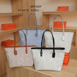 high quality tote bag designer purses designer woman candy Colour handbag women tote beach bag printing Luxurys designers bags 43cm WYG