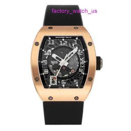 Grestest Gentlemen Wristwatch RM Watch RM Wristwatch RM005 Automatic Rose Gold Mens Strap Watch Date RM005 AE PG Chronograph