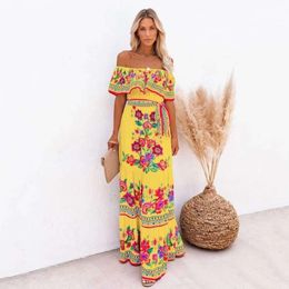 Casual Vintage Ethnic Style Elegant Summer Vestido De Festa Streetwear Party Clothing Y2k Dress for Women Clothes Fashion