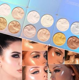 CmaaDuEyeshadow Palette 4 Colors Highlighter For Confectionery Powder Makeup Facial Contour Blusher Makeup Cosmetics TSL3714625