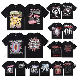 Hellstar Shirt T-shirt American Fashion Brand shorts haikyuu masculino feminino rastrear cottons tops camisa casual hot casual 3d roupas de rua camisetas pólo capuz