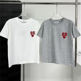 Embroidered Letter T Shirts Hoodie For Women Fashion Short Sleeve Tees Classic Designer Tshirt Tops