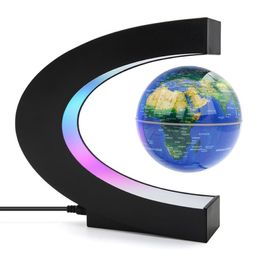 Magnetic Levitation Globe Night Light Floating World Map Ball Lamp Cool Lighting Office Home Decoration Terrestrial Globe lamp C10237g