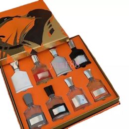 High quality full range men's perfume set 15ml 8-piece set men's and women's spray exquisite gift box with lasting Brand Incense
