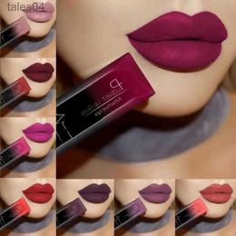 Lipstick Hot Waterproof Liquid Lip Gloss Metallic Matte Lipstick Cosmetic Sexy Batom Mate Lip Tint Makeup Lasting 24Hours Mate Levre 240313