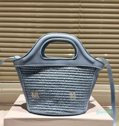 Designer - handle luxury weave shopper Bags Straw Women designer Shoulder handbag weekend Beach Crossbody tote clutch basket bag