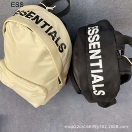 Men's Outdoor Sports Designer Bag Factory Online Wholesale and Retail Sentials Double Lined Leather Backpack Casual Bag