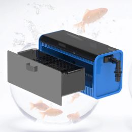 Accessories SUNSUN wallmounted aquarium filter box, small fish tank filter, upper filter drawer type drip box can be connected in series