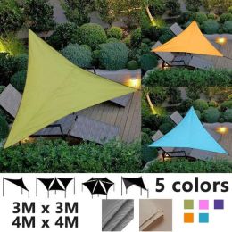 Gazebos Waterproof AntiUV Awning Triangle Sun Shelter Patio Canopy Garden Sun Shade Outdoor Sun Shelter for Garden Camping Pool Tents