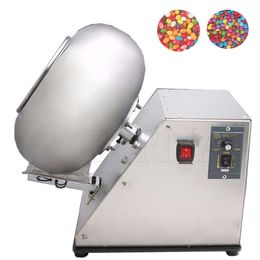 Electric Commercial Peanut Sugar Coating Machine Stainless Steel Chocolate Coater Polishing Machine