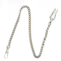 Pocket Watch Chain Whole-10pcs A LOT 34CM CLASSIC BRONZE TONE PLATED Accessories B00413050