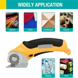 Scharen Mini Electric Scissors Electric Circular Knife Cutting Machine Fast Cutting Fabric Leather Portable Electric Scissors Chargeable