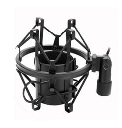 Microphone Shock Mount with Screws Universal 3KG Bearable Load Mic Clip Holder Stand Radio Studio Sound Recording Bracket ZJY9279951